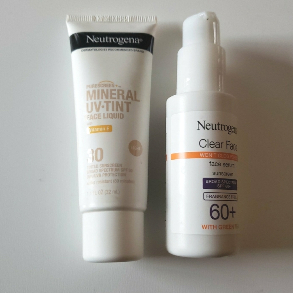 Neutrogena Skin Care and SPF Lotion Bundle New without Box